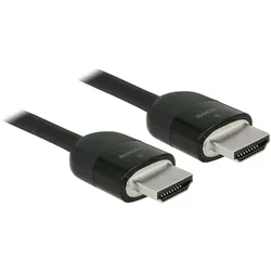 Delock HDMI – HDMI (5 m), Videokabel, Schwarz