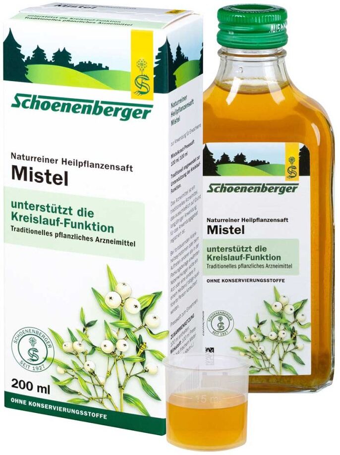 Schoenenberger Naturreiner Heilpflanzensaft Mistel 200ml