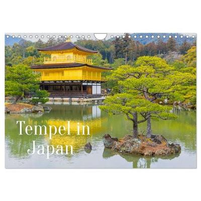 Tempel in Japan (Wandkalender 2027 DIN A4 quer), CALVENDO Monatskalender