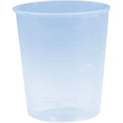 Einnehmeglas Kunststoff 30ml Blau 10 ST