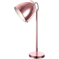 Tisch Leuchte Wohn Ess Zimmer Strahler Lese Kupfer Spot Lampe schwenkbar