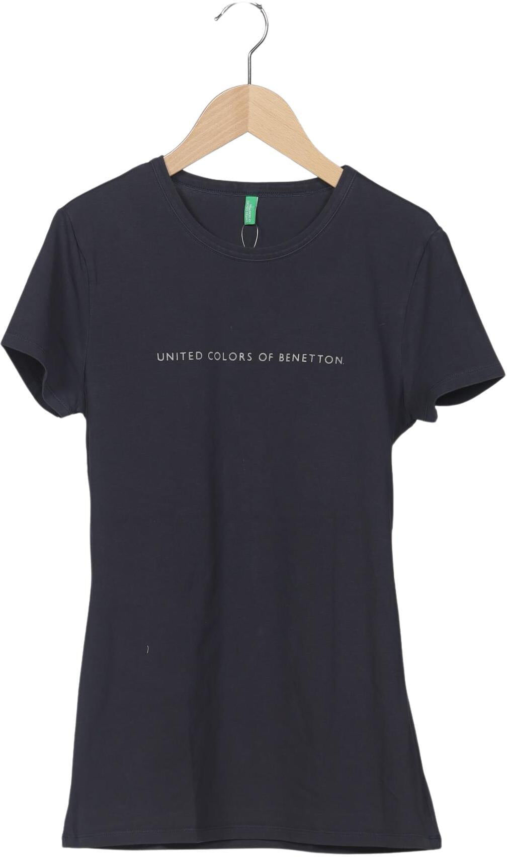 United Colors OF Benetton Herren T-Shirt, Marineblau, Gr. S, kein / Etikett - Second Hand
