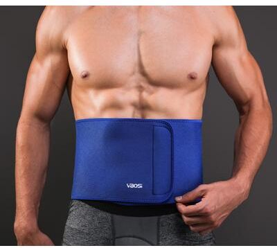 Friendly Fresh Finds Premium Waist Trimmer Belt For Men And Women Fitness Sweat Trainer blue