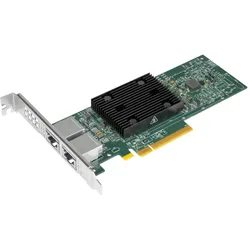 Broadcom NetXtreme E-Series P210TP (Ethernet, RJ45), Netzwerkkarte, Schwarz