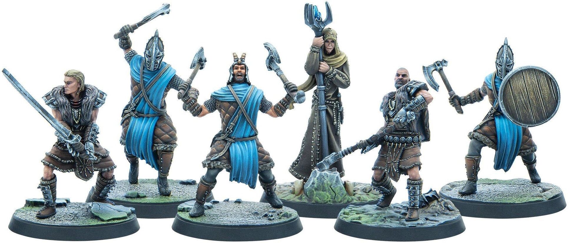 The Elder Scrolls: Call to Arms – Stormcloak Shieldbreakers Miniatures Expansion, Ages 14+, 6 Resin Miniatures, Modiphius Entertainment