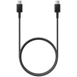 1m Samsung USB-C auf USB-C Ladekabel schwarz EP-DN980BBE