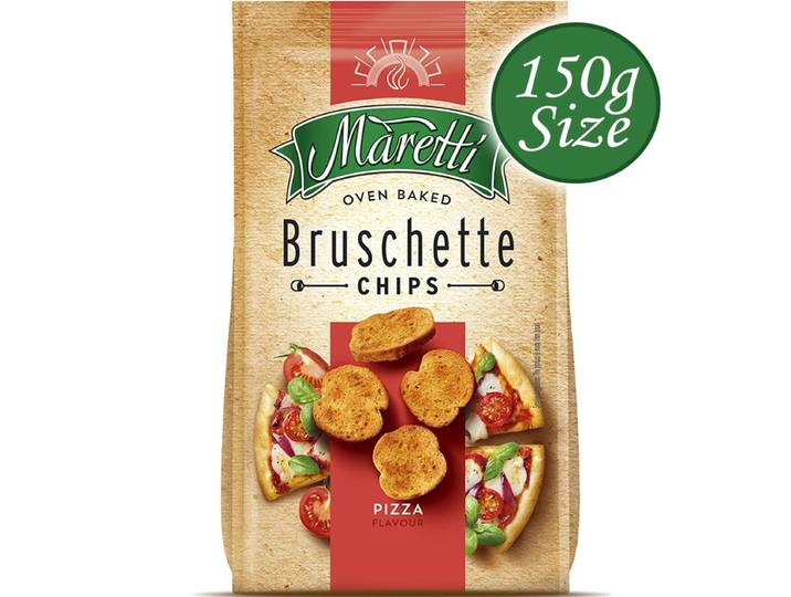 Maretti Chips Bruschette Saveur Pizza, 150 g
