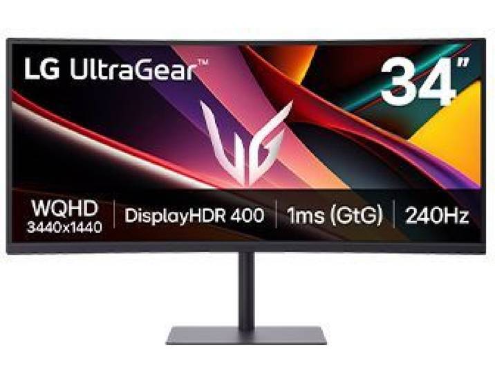 Lg - Ecran Pc Gamer 34g630a 34 Incurvé Uwqhd 240hz Va Hdr10 Amd Freesync & G-Sync