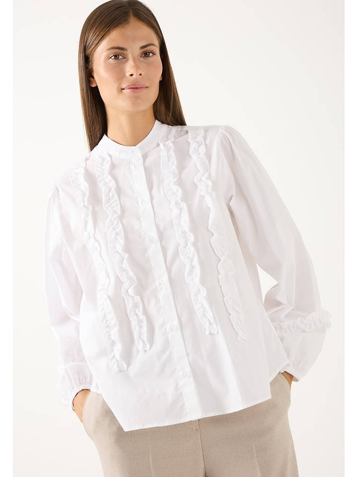 More & More Bluse in Weiß - 38