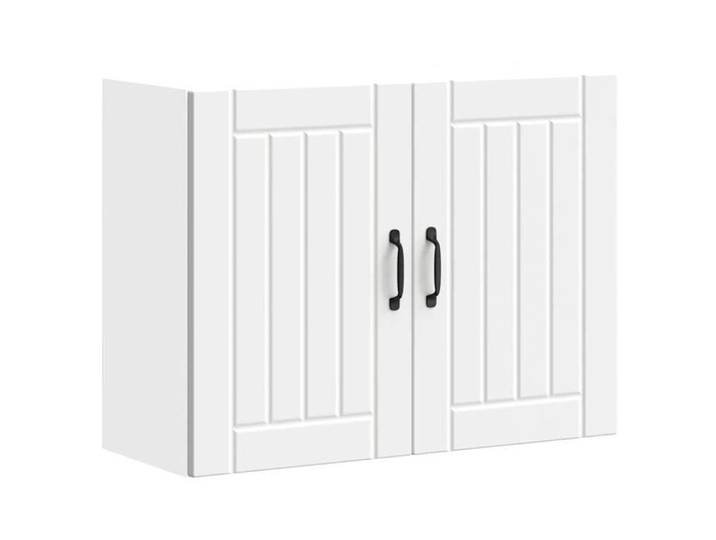 Armoire murale de cuisine Lucca blanc bois d'ingénierie 853827