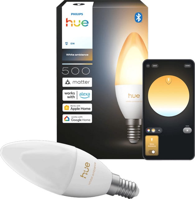 Philips Hue White Ambiance E14 LED Kaarslamp