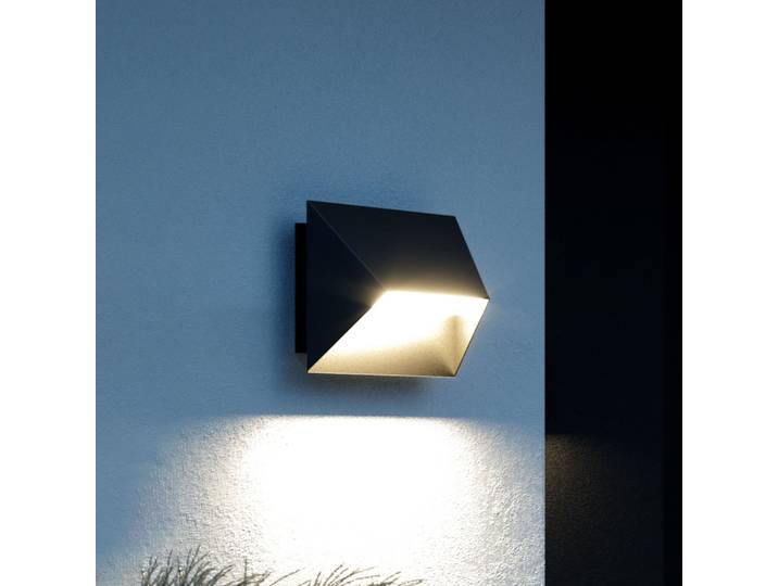 Pontio 27 Außenwandleuchte Black - Nordlux - Modern - Metall - Eckig