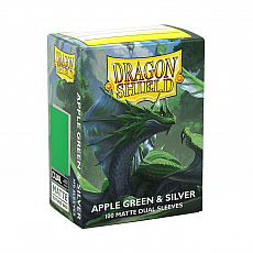 Arcane Tinmen ApS Dragon Shield - Matte ? Dual Apple Green/Silver(100) - englisch 302529