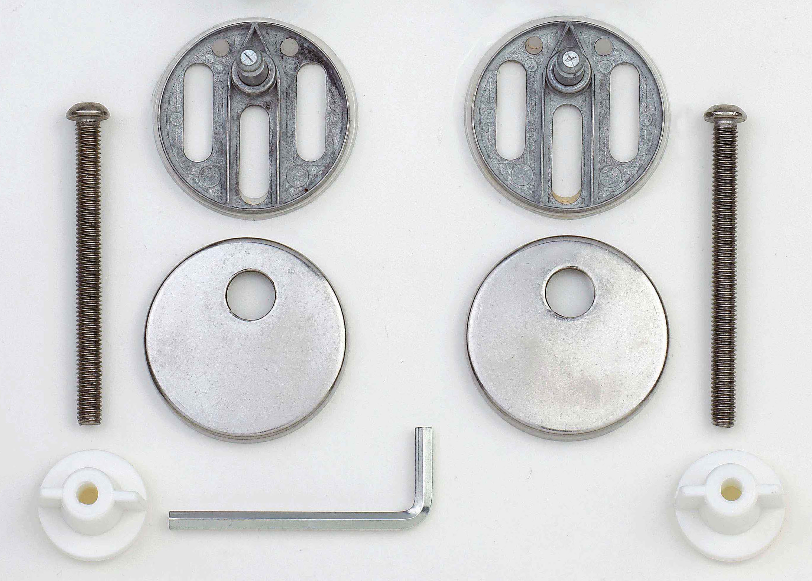 Pagette fixation 100-8100 Inox , pour Ariane avec soft close