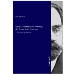 Gesetz- und Statutensammlung der Freien Stadt Frankfurt, Fachbücher