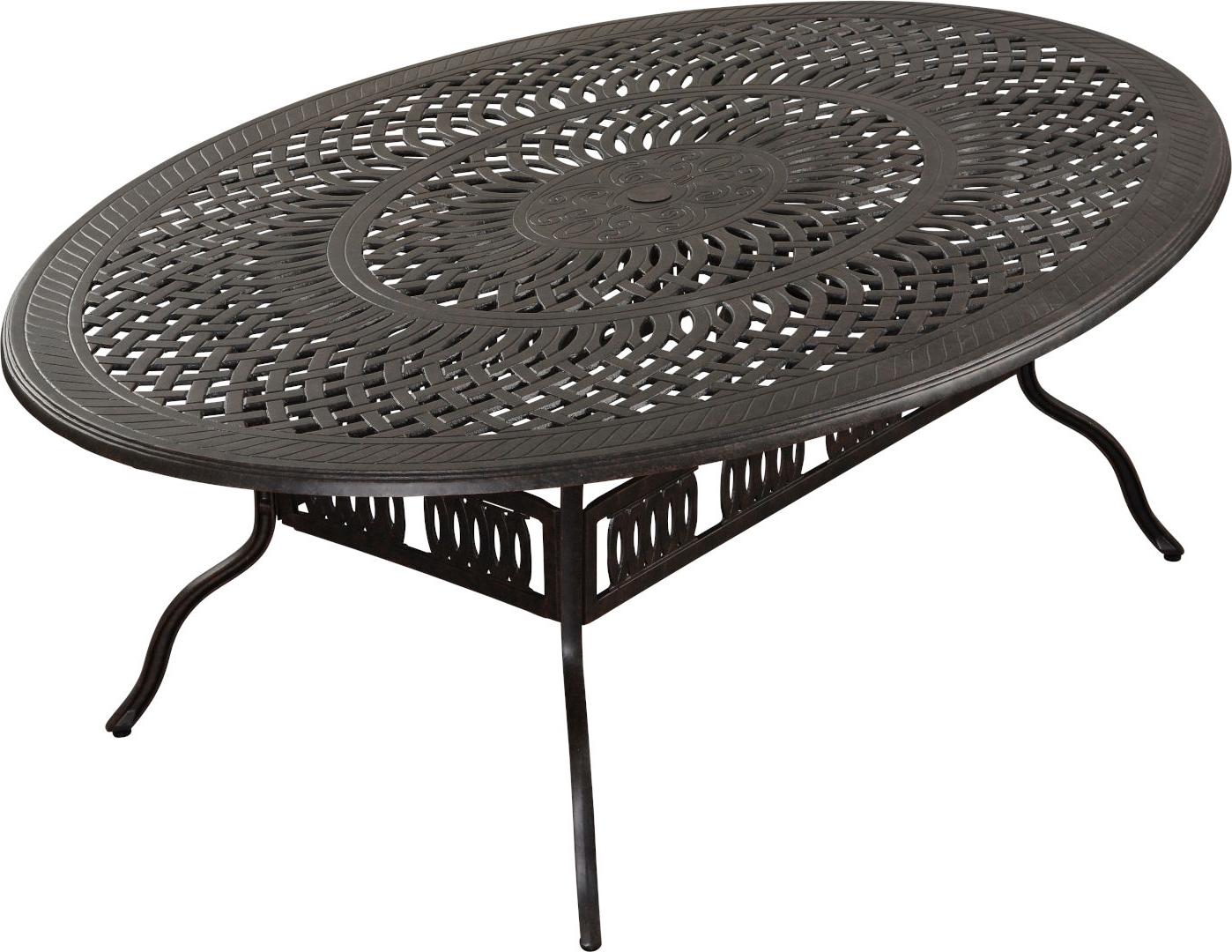 Inko Gartentisch Terrassentisch Esstisch Alu-Guss bronze Form/Größe nach Wahl