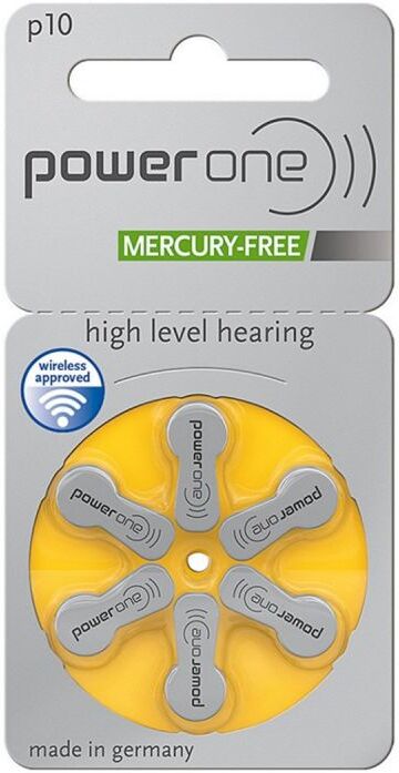 Power One 60 Batterie  10 / Pr70 Per Protesi Acustiche