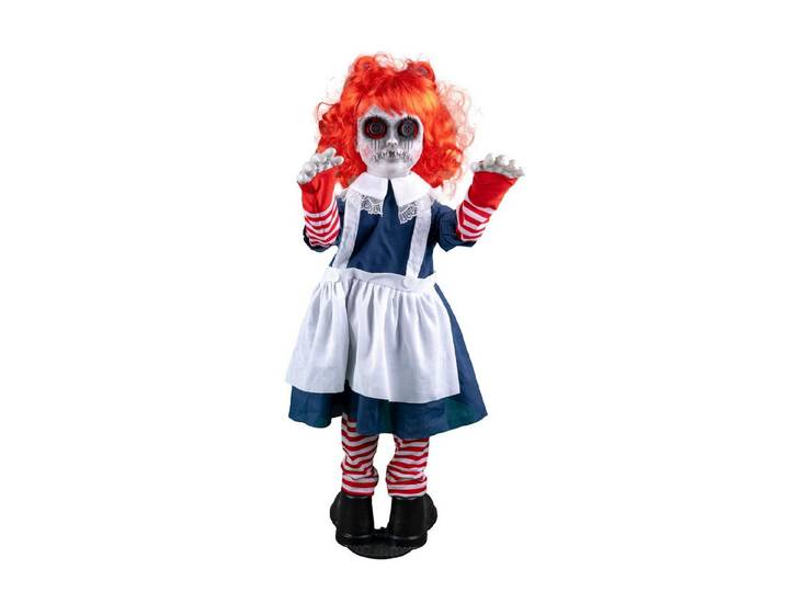 Funny Fashion Dekoobjekt Betty Buttons animierte Puppe 95 cm, Halloween De