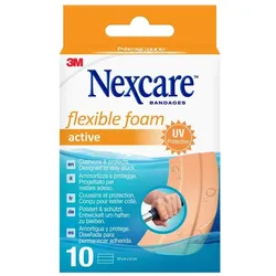 Nexcare Flexible Foam Active Bands 10 ST