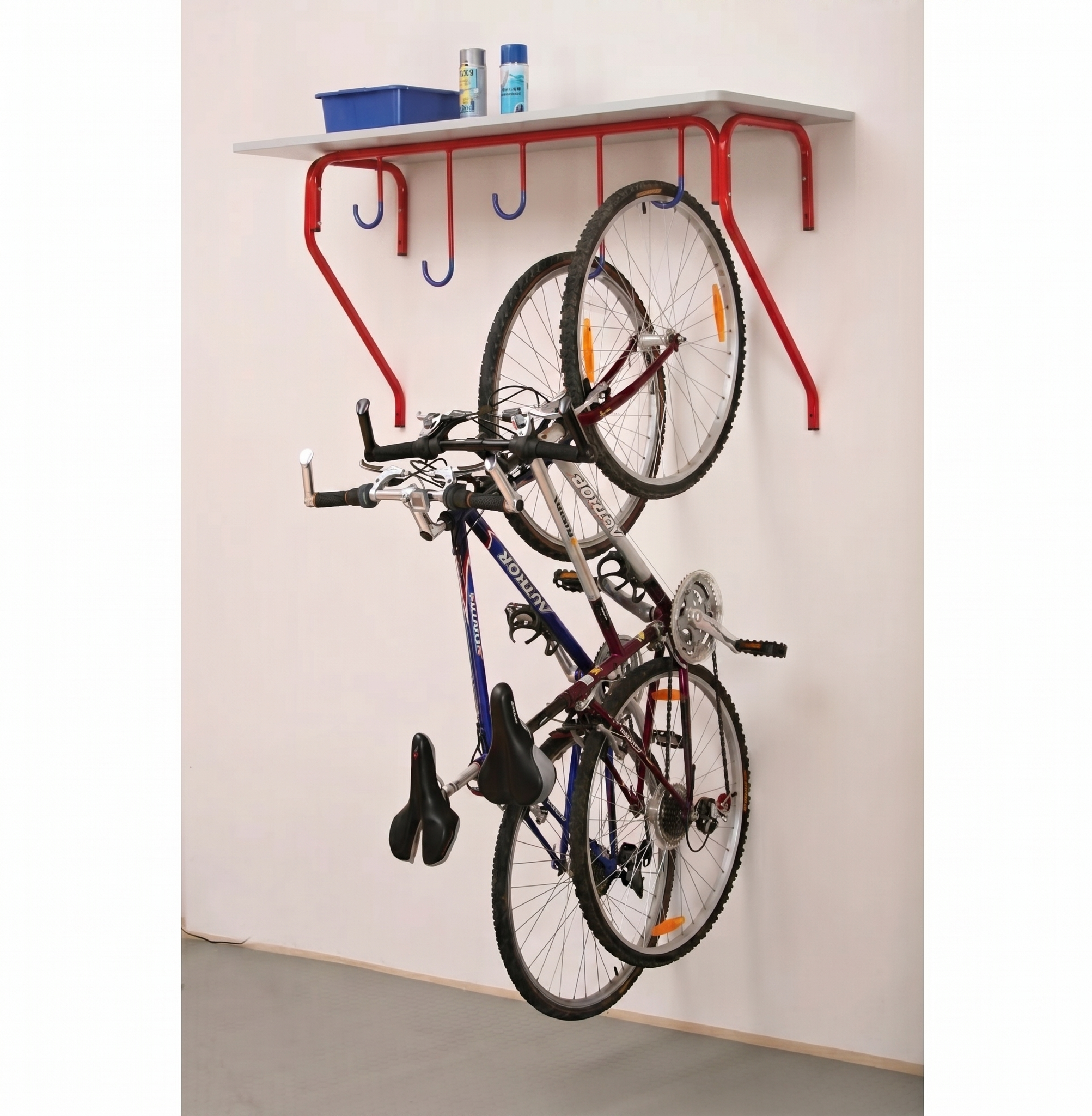 B2B Partner Fahrrad wandhalterung, für 5 Räder