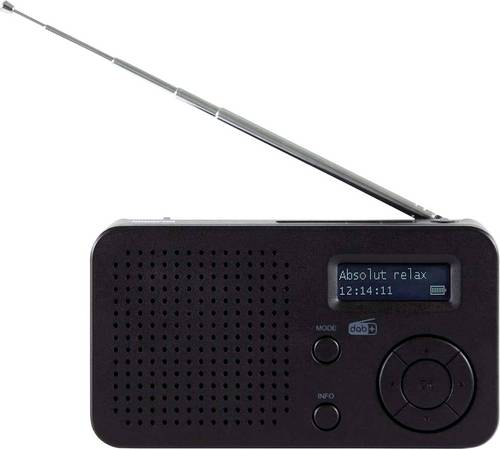 Imperial 22-128-00 Akku-Radio UKW, DAB+, FM DAB+, Bluetooth Schwarz