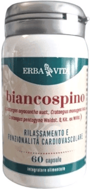 Erba Vita Biancospino Integratore Rilassante e Cardiovascolare 60 Capsule