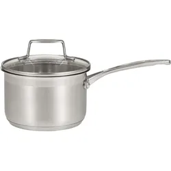 Scanpan Stielkasserolle IMPACT Ø 16 cm - mit Deckel, Pfanne + Kochtopf, Silber