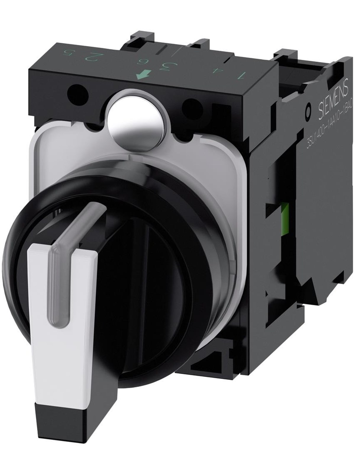 Siemens Selector switch i-o-ii black white
