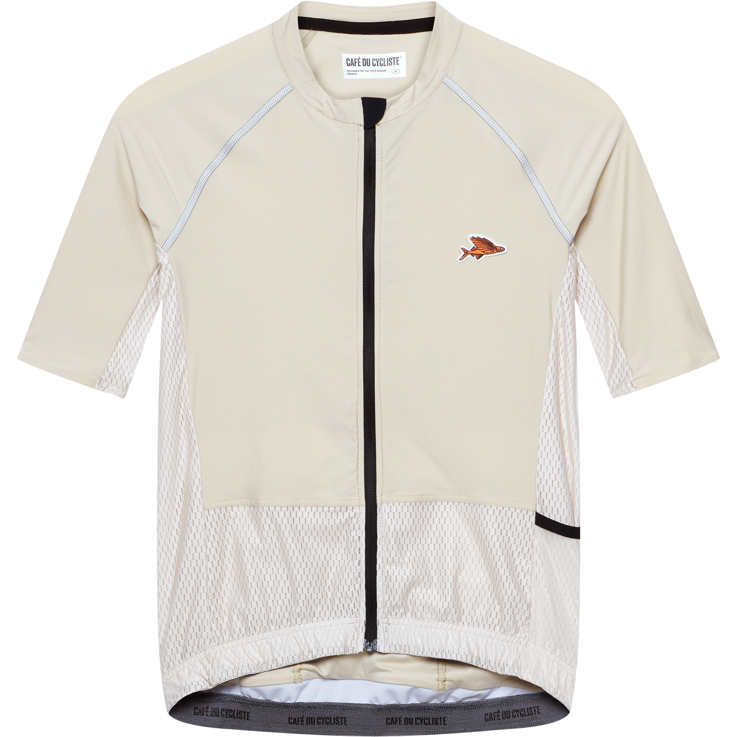 Café Du Cycliste Magda Trikot Herren Radtrikots beige Größe L Rennrad Elastisch