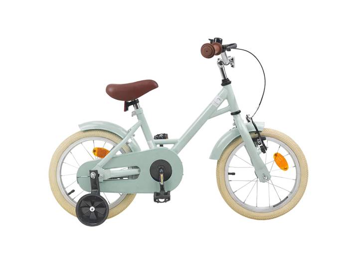 vidaXL Kinderfahrrad 14 Zoll für 3-5 Jahre alt Hellgrün