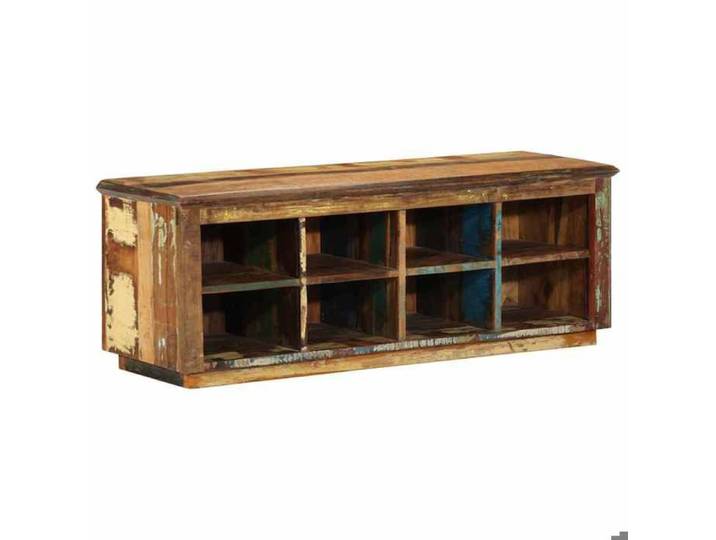 Cabinet à chaussures(bonne ventilation) - Meuble d Entrée Couloir - avec étagère Marron 110x35x40 cm svi72e