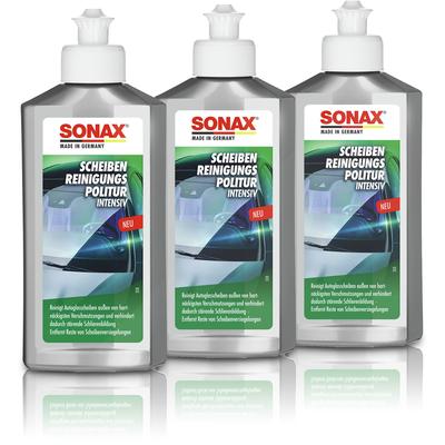 Sonax 3x 250 ml ScheibenReinigungsPolitur intensiv [Hersteller-Nr. 03371000]