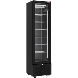 Diamond Negative Kühlvitrine 221 Liter - 7 feste Ebenen - SCHWARZ (SSN33-SB)