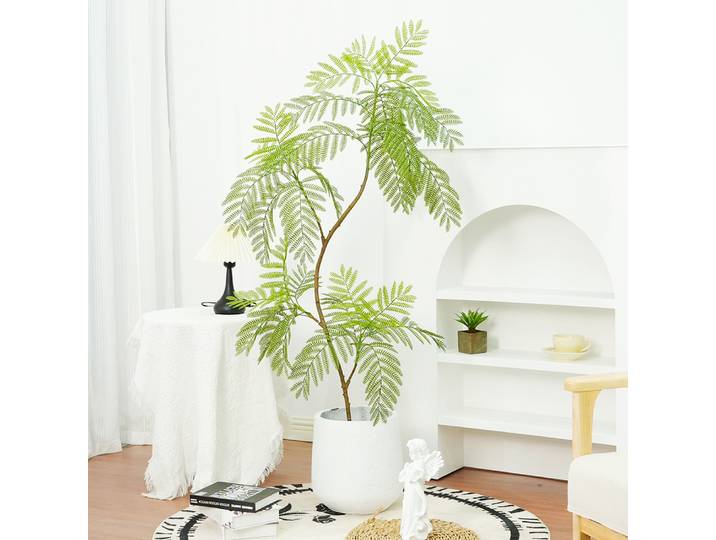 Décoration de Plaza d'hôtel à domicile, arbre de jacaranda artificiel, plante artificielle, décoration de salon