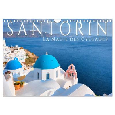 Santorin - La Magie des Cyclades (Calendrier mural 2027 DIN A4 vertical), CALVENDO calendrier mensuel