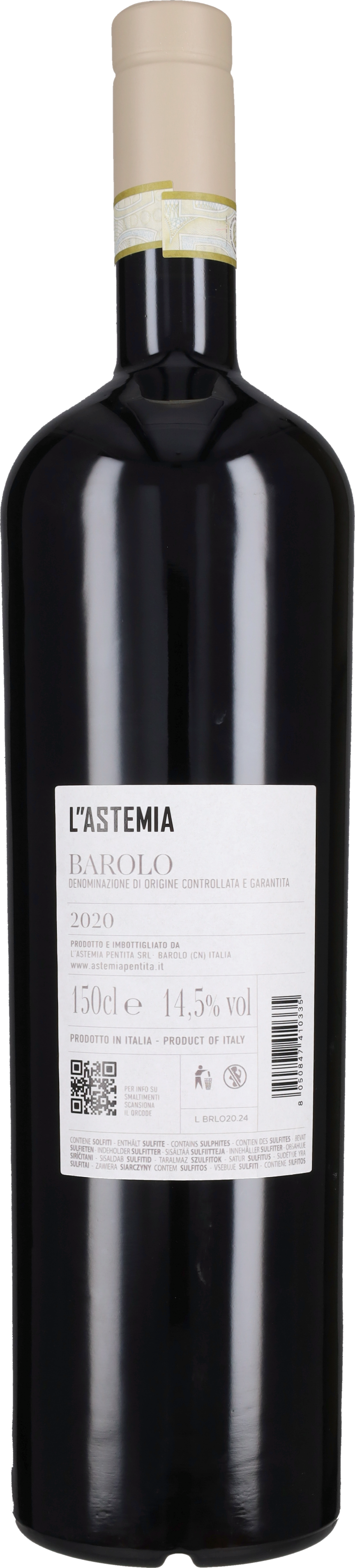 L''Astemia Barolo Magnum L'Astemia 2020 (packaging)