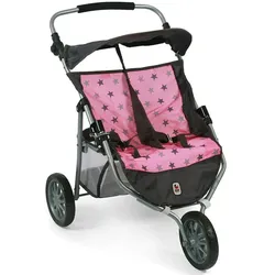 Bayer Chic Zwillings-Jogger Sternchen Grau