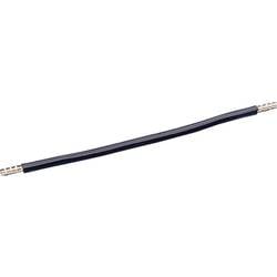 Jäger Direkt 611772 Verdrahtungsbrücke 350 mm beidseitig mit 11 mm Aderendhülsen Verdrahtungsbrücke Schwarz 6 mm² 1 St.