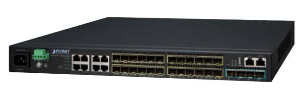 Planet SGS-6341-16S8C4XR Switch met 8 x Kombi-Gigabit-SFP, 16 x Gigabit SFP en 4 x 10 Gigabit SFP+ uplink