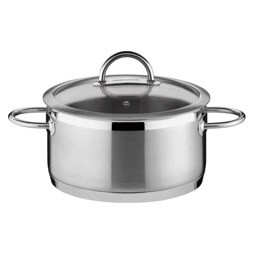 Tescoma Kasserolle VISION mit Deckel ø 16 cm, 1,5 l (Edelstahl) (35330713)