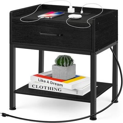 No Nightstand with Charging Station