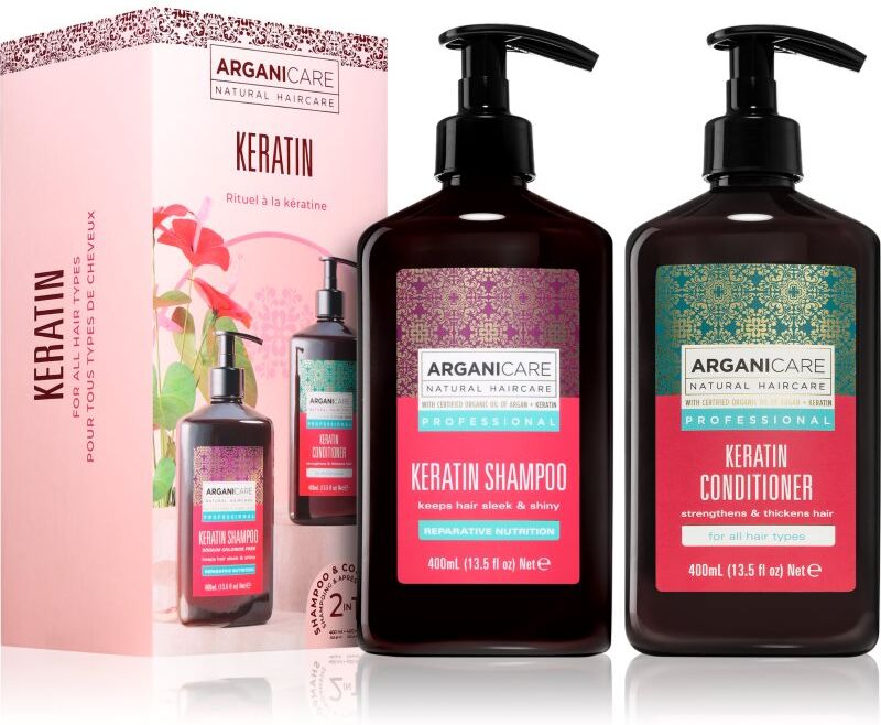 Arganicare Keratin Set ensemble pour cheveux à la kératine 1 pcs