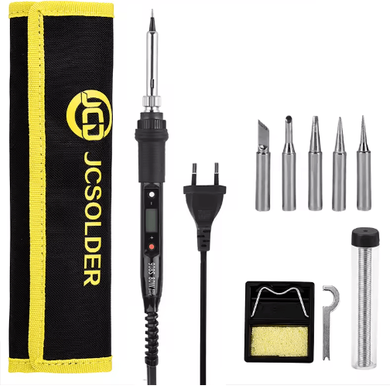 Inspire Picks JCD 80W Digital Soldering Iron With LCD Display & Adjustable Temperature red 80w 220v us