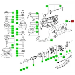 Festool Abdeckung für RO 125 EQ li/re