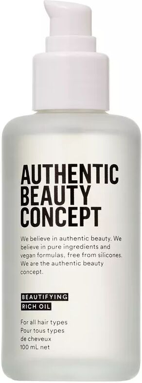 Authentic Beauty Concept - Beautifying Rich Oil - Nährendes Öl für glänzendes und glattes Haar, 100  ml, Fantasie