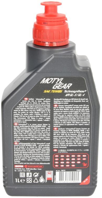 Getriebeöl MOTUL 106745 Motylgear 75W85 1L