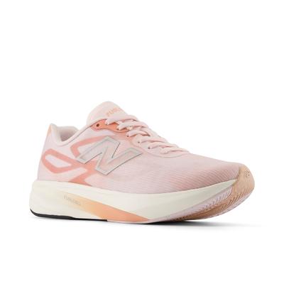 Laufschuh NEW BALANCE "Flight-R", Damen, Gr. 38, rosa (pink granite, sea salt, silber metallic), Synthetik, Textil, Schuhe Laufschuh, für leichte, reaktionsfreudige Dämpfung