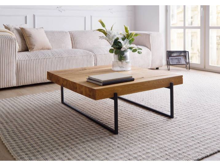Couchtisch Eiche 90x90x35 natur geölt LOUNGE COLLECTION #03