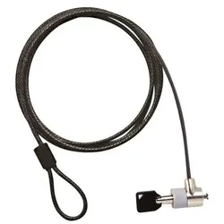 OEM Case Logic - Câble de verrouillage Acier galvanisé 2m - Garantie Fabricant: 25 ans, Notebook Security, Silber