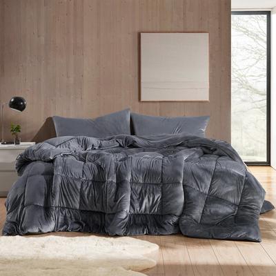 I'm Not a Baby, I Just Sleep Like One - Coma Inducer® Oversized Comforter - Gunmetal Navy